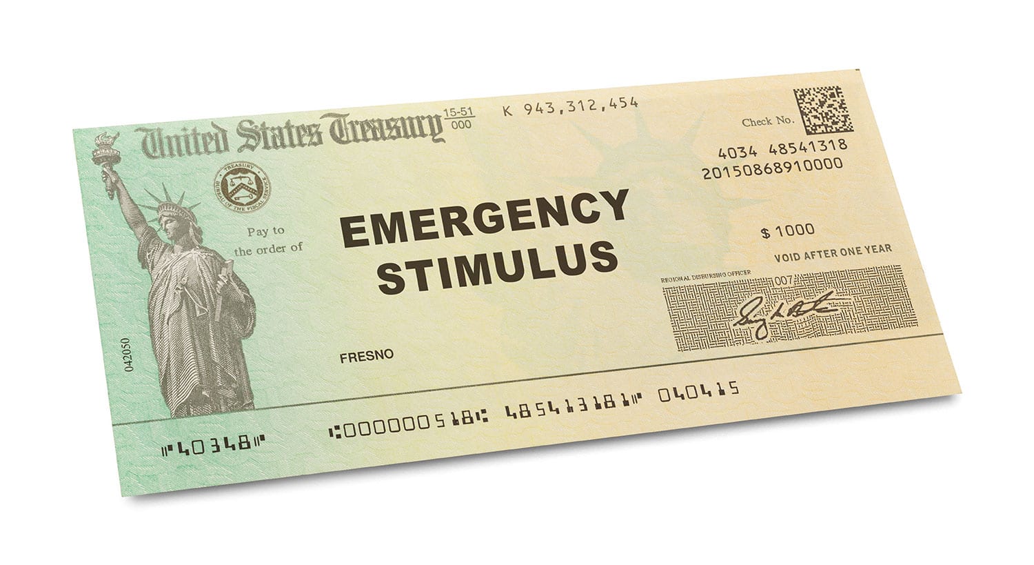 stimulus check payments