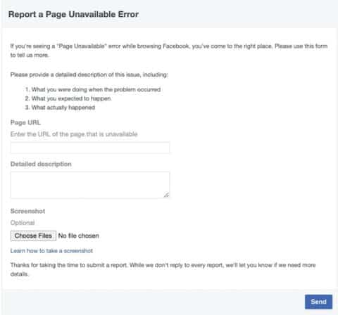 Facebook Live Chat Support
